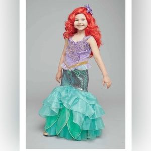 Little Mermaid Deluxe Costume Disneyland Chasing Fireflies Size 6